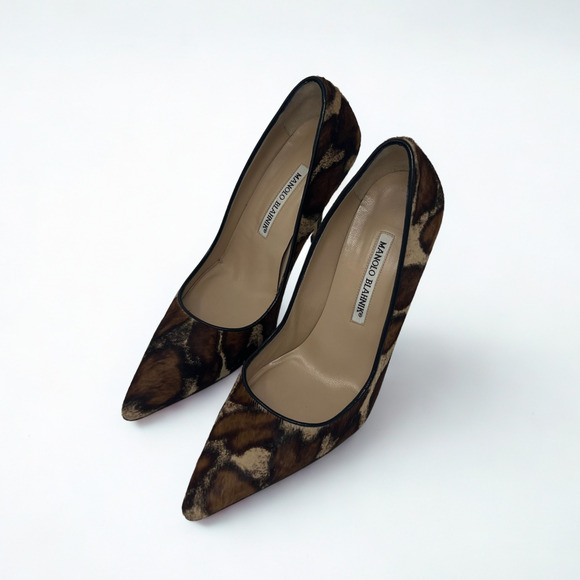 Manolo Blahnik Ponyhair Pumps - Picture 2 of 4